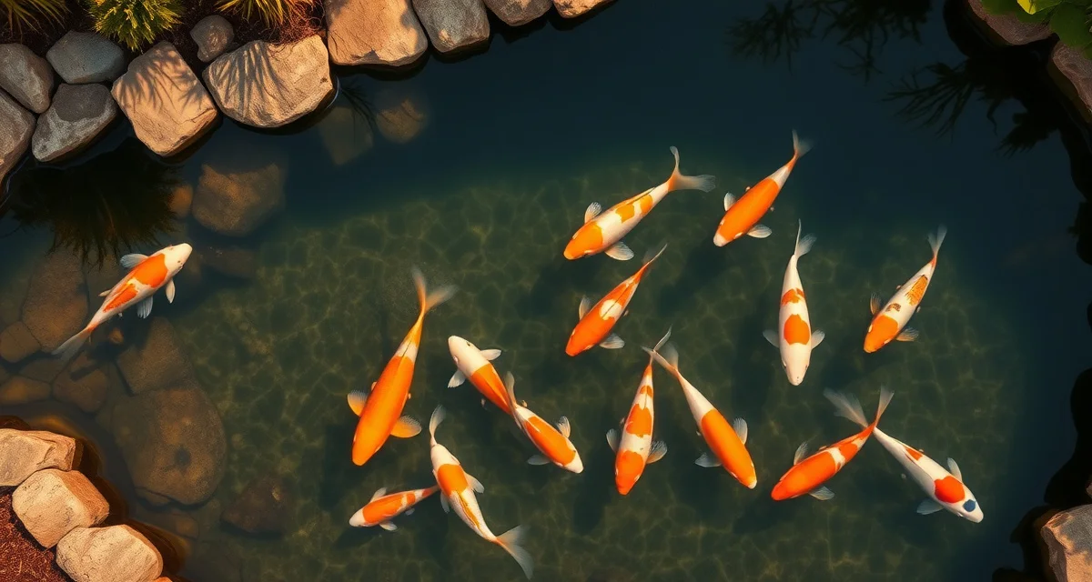 Compliant koi pond setup under Florida FWC rules Florida koi pond with proper containment systems meeting FWC regulations for hobbyists to prevent fish escape