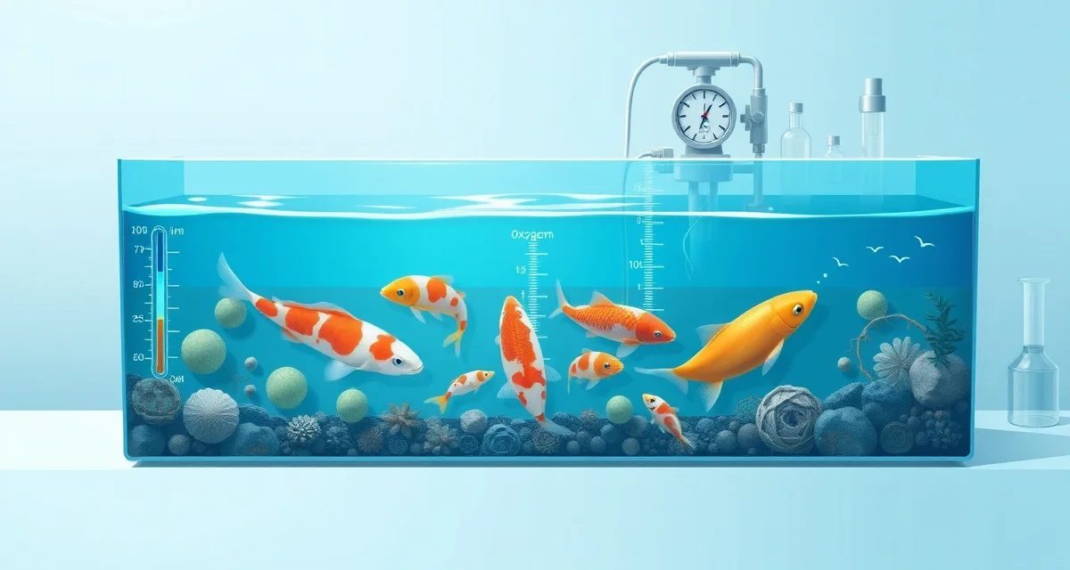 Temperature-corrected formalin dosing guide Formalin dose calculator for koi showing water temperature correction and oxygen depletion safety parameters for parasitic treatment.