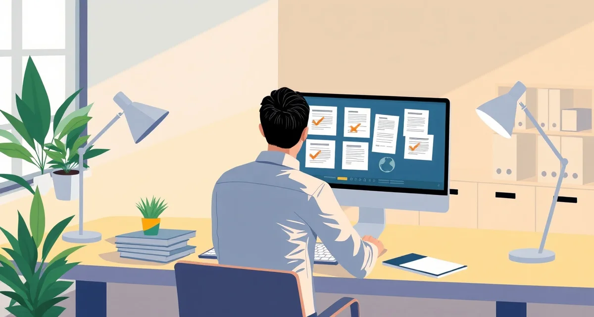 Automated compliance documentation system for koi importers Koi dealer reviewing automated compliance documentation on computer, reducing USDA audit preparation time from 40 hours to under 2 hours