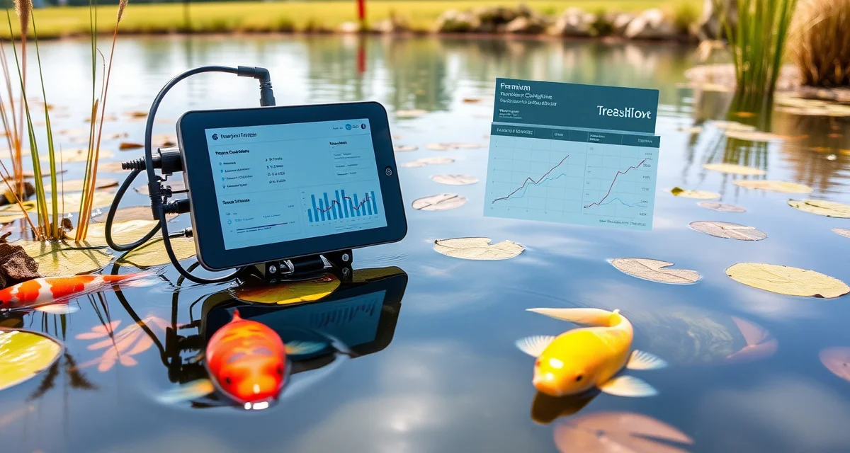 Indiana koi pond management compliance system Koi dealer software interface for Indiana DNR compliance showing pond water quality tracker and quarantine program documentation requirements.