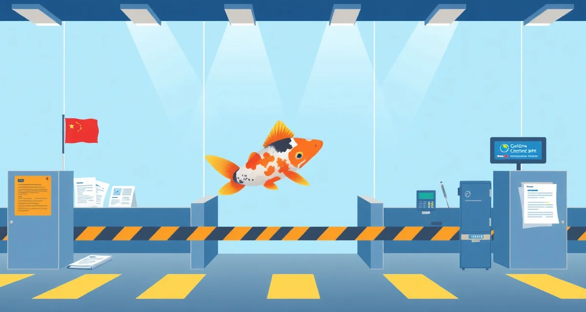 Understanding koi import permits and regulations Koi import legal requirements showing APHIS permit process and federal compliance documentation for importing koi fish to USA