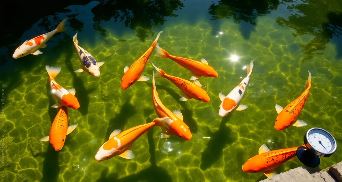 Insurance-ready koi pond documentation setup Koi pond water quality monitoring equipment ensuring insurance documentation compliance and fish health standards