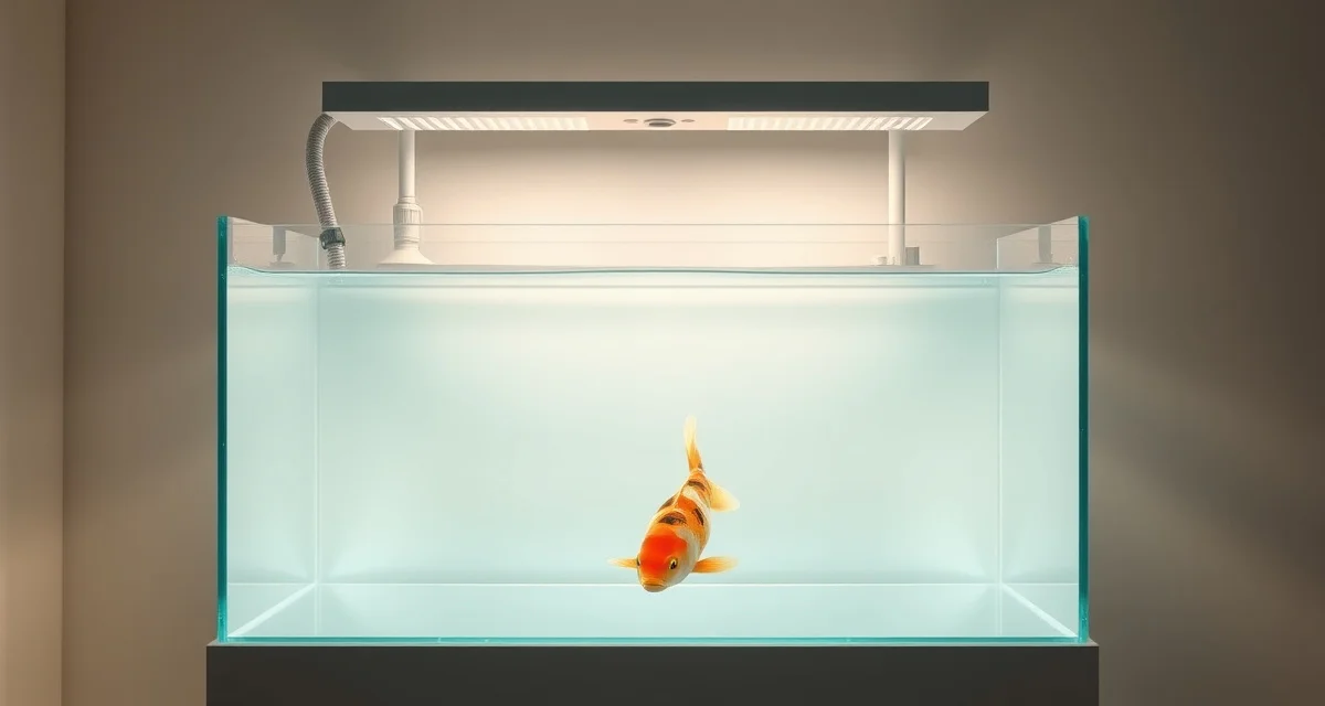 Professional koi quarantine isolation tank setup Properly configured koi isolation tank with filtration system for disease management and quarantine protocols