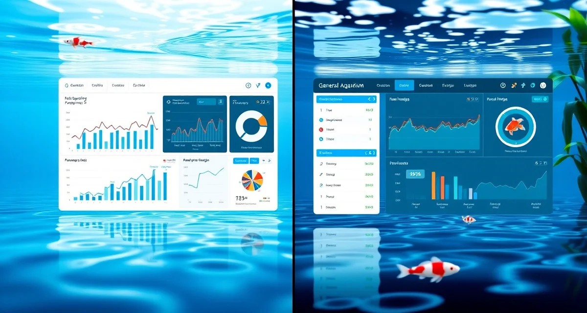 Koi-specific water quality monitoring advantage Comparison of KoiQuanta specialized koi health analytics versus general aquarium management software interfaces