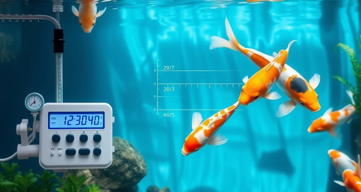Water treatment concentration math for koi ponds Koi pond water treatment dosing calculation after water change showing concentration levels and measurement precision