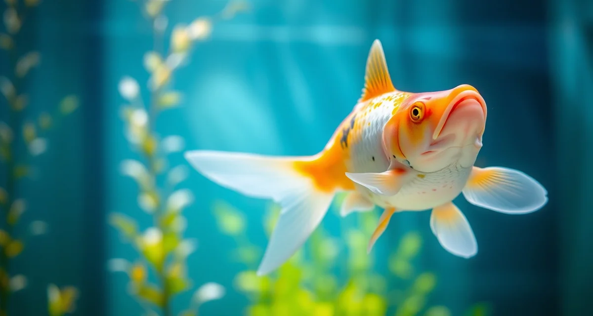 Abnormal koi swimming behavior and fish health assessment Koi fish swimming sideways in pond water showing signs of swim bladder disease and buoyancy disorder symptoms