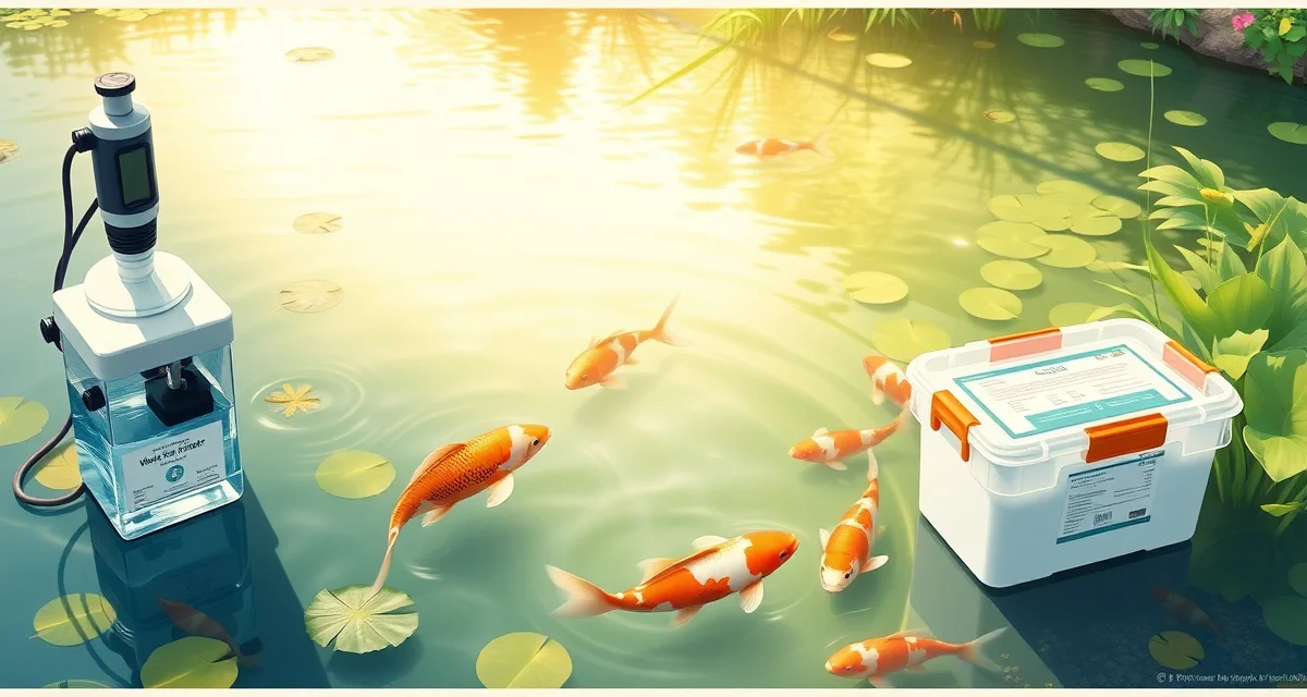 DNR AIS Compliance for Minnesota Koi Dealers Minnesota koi pond with AIS regulatory compliance equipment and DNR documentation for aquatic invasive species transport requirements